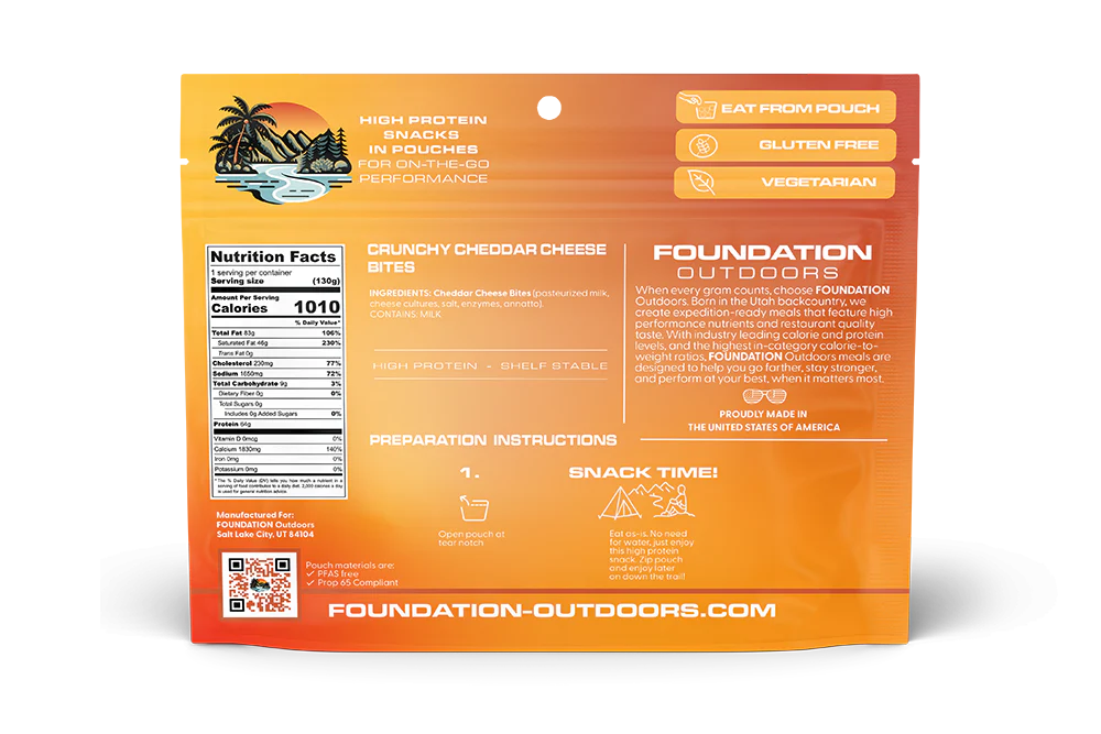 FOUNDATION Outdoors Cheddar Cheese Bites - Image 3
