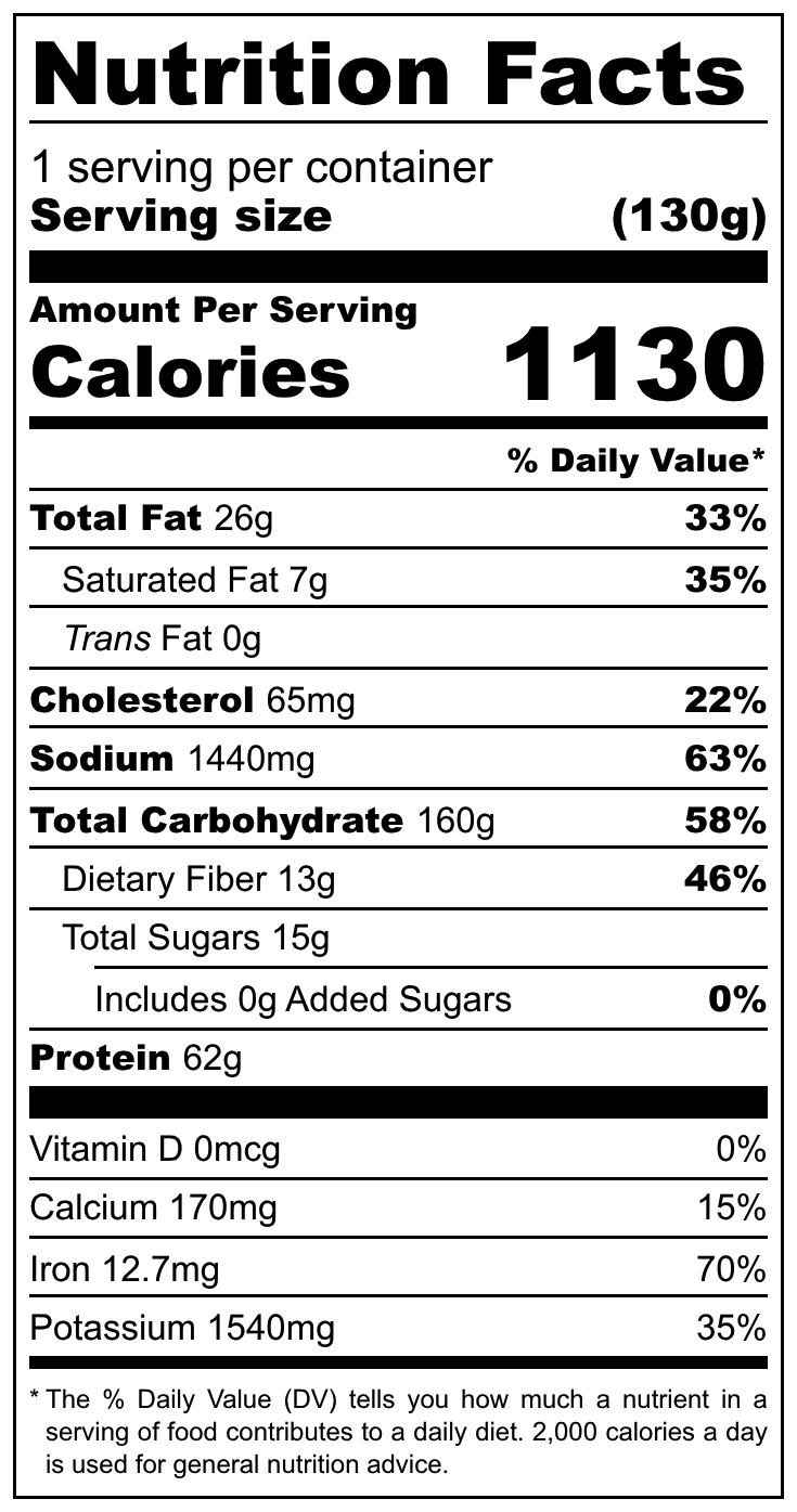 FOUNDATION Outdoors Spaghetti with Meat Sauce Meal - Image 4