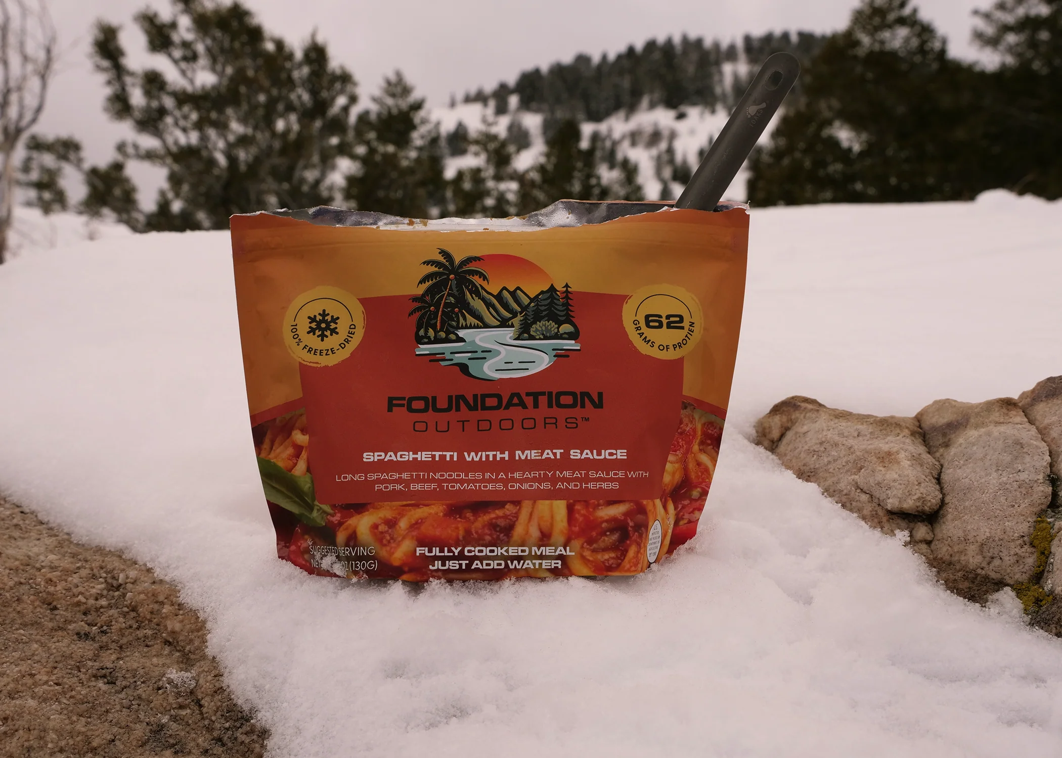 FOUNDATION Outdoors Spaghetti with Meat Sauce Meal - Image 7