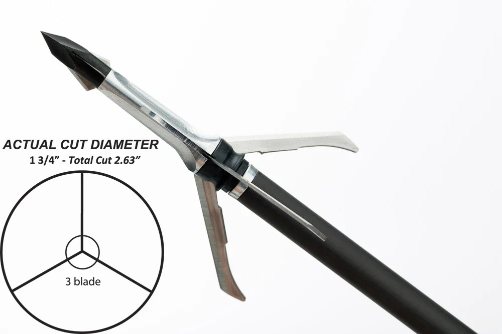Grim Reaper RAZORTIP MECHANICAL BROADHEADS - Image 2