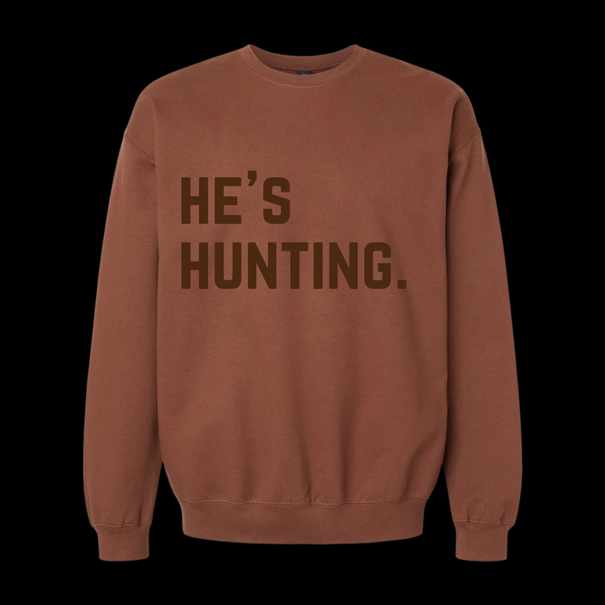 He’s Hunting. Crew Neck Sweatshirt - Image 9