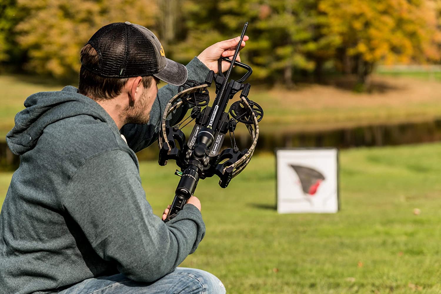 Iron Man 24" Xtreme 500 High Kinetic Energy Crossbow Target w/ Weather Cover - Image 5