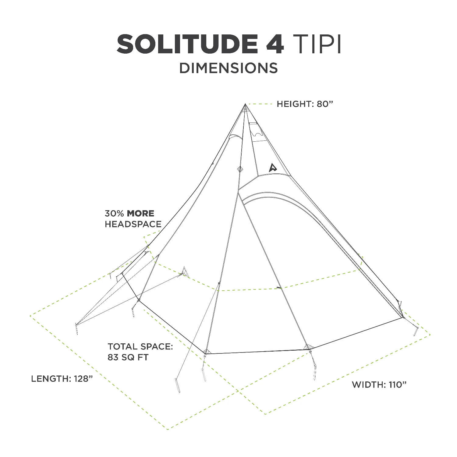 SOLITUDE 4 TIPI TENT [DYNEEMA®] - Image 2